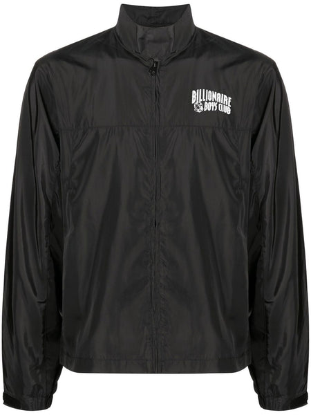 Logo Print Zip-Up Jacket