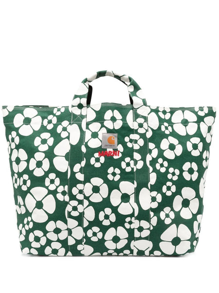 X Carhartt Floral-Print Tote Bag
