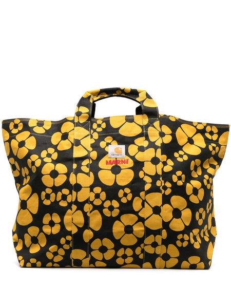X Carhartt Floral-Print Tote Bag