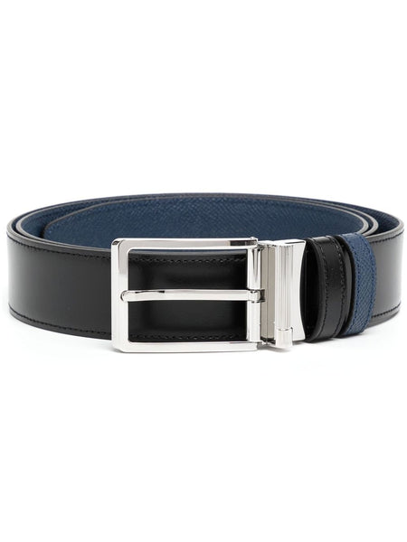 Burberry Crystal Buckle Leather Belt