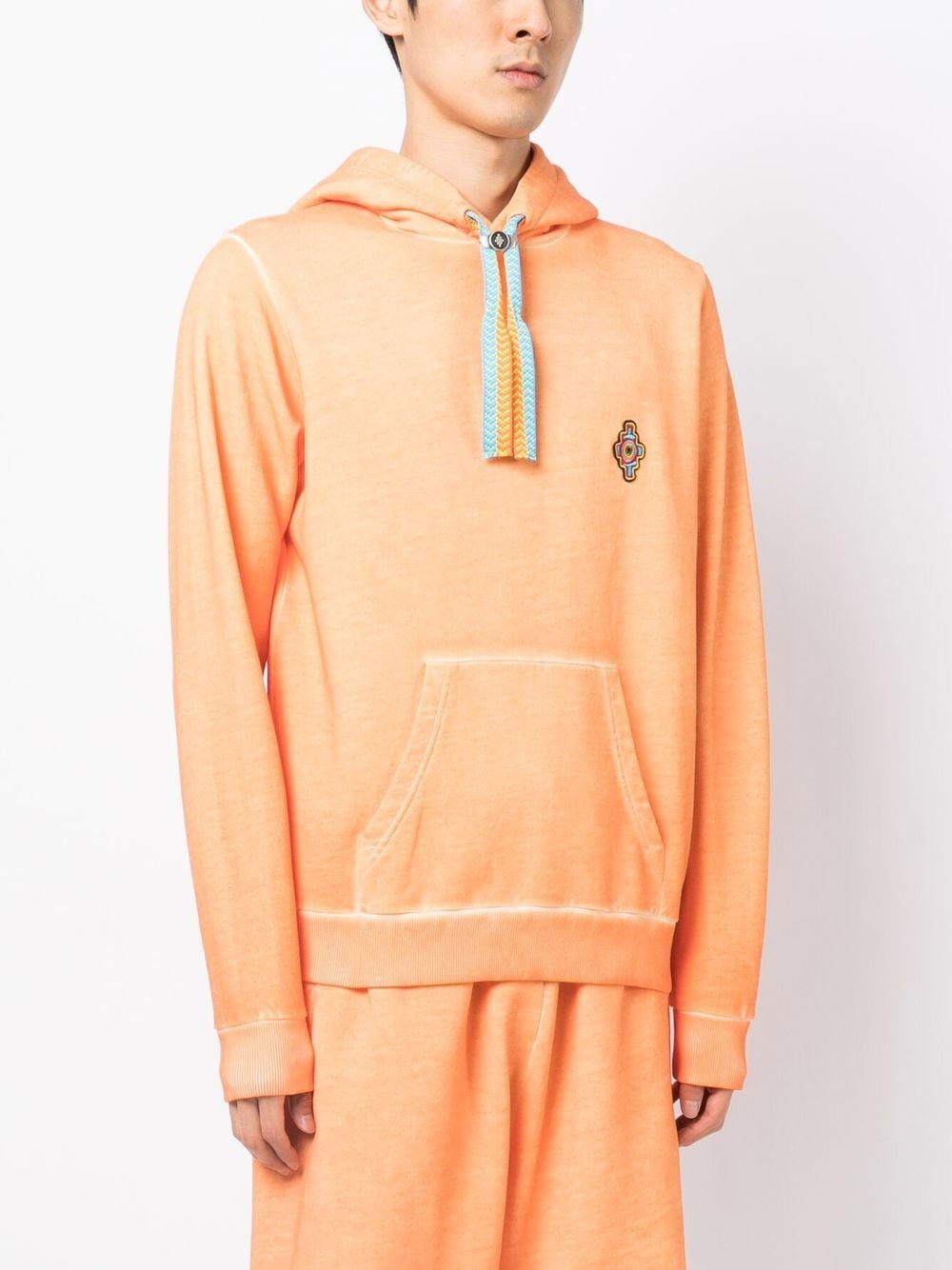 Embroidered-Logo Hoodie