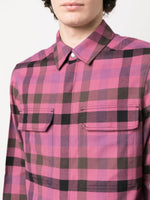 Plaid-Check Long-Sleeved Shirt