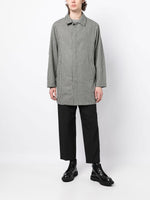 Wool Dogtooth Pattern Coat