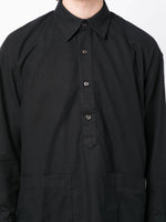 Button Placket Long-Sleeve Shirt