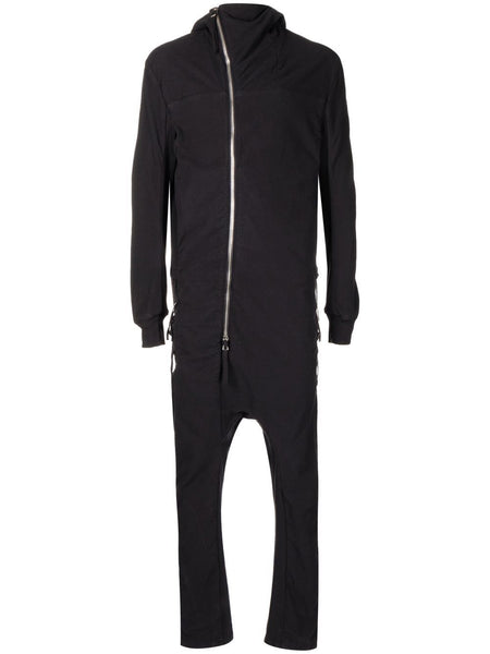 Off-Centre Hooded Jumpsuit