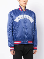 Satin-Finish Bomber Jacket