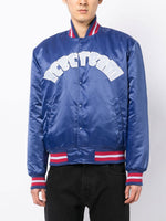 Satin-Finish Bomber Jacket