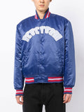 Satin-Finish Bomber Jacket