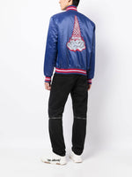 Satin-Finish Bomber Jacket