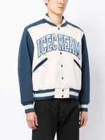 Logo-Embroidered Varsity Jacket