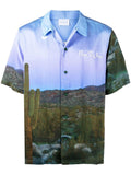 Landscape Print Short-Sleeve Shirt