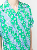 Floral-Print Short-Sleeved Shirt