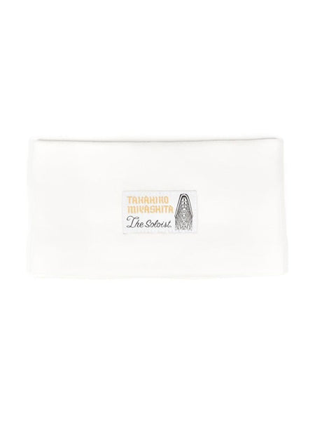 Logo-Patch Funnel Neck Scarf