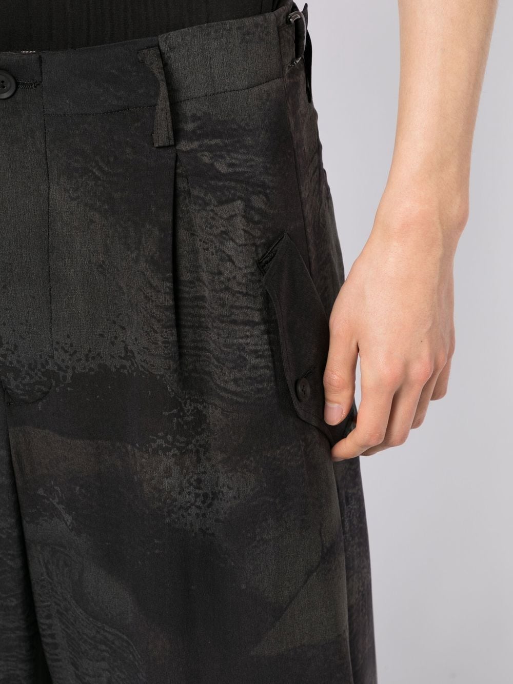 Cropped Wide-Leg Trousers