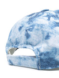 Marbled-Print Logo Cap