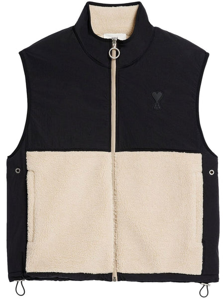 Logo-Embroidered Fleece Gilet