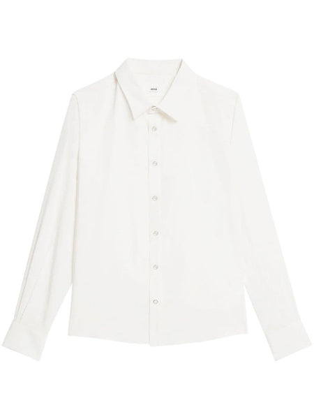 Decorative-Button Long-Sleeve Shirt