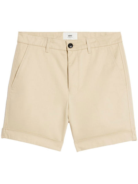Buttoned Chino Shorts