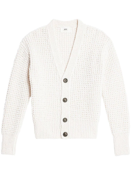 V-Neck Knit Cardigan