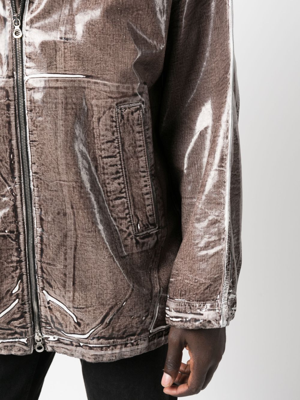 Coated Denim Jacket