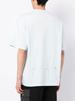Double-Layer Distressed Effect T-Shirt