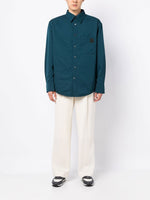 Box-Pleat Long-Sleeved Shirt