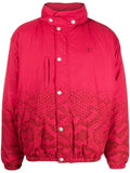 Snakeskin-Print Padded Jacket