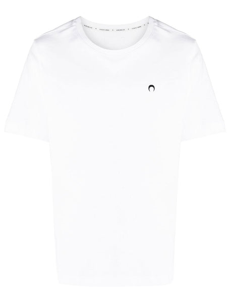 Crescent Moon-Embroidered T-Shirt