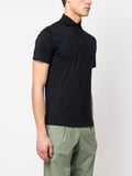 Spread-Collar Polo Shirt
