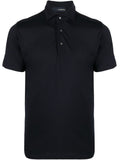 Spread-Collar Polo Shirt