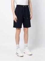 Embroidered-Logo Track Shorts