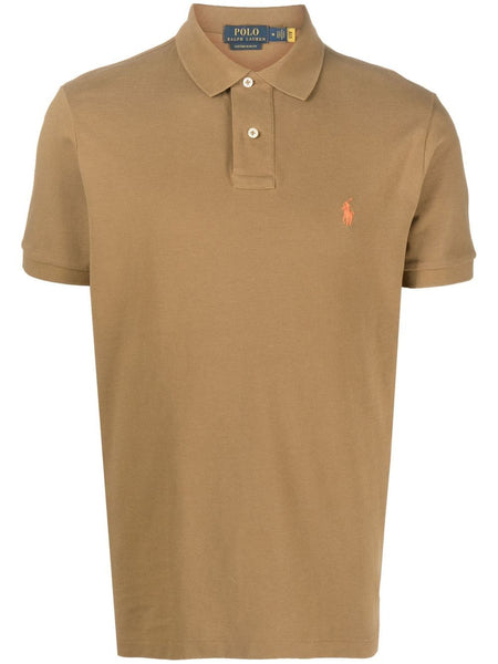 Embroidered-Logo Polo