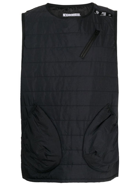 Quilted-Finish Padded Vest