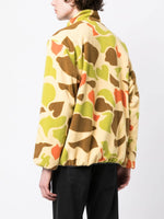 Camouflage Print Reversible Fleece Jacket
