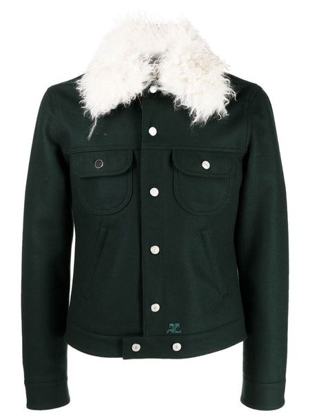 Faux-Fur Collar Jacket
