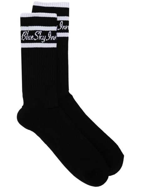 Logo-Motif Ribbed Socks