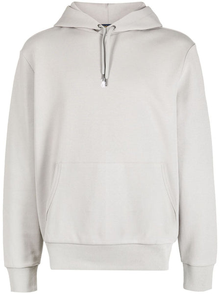 Embroidered-Logo Hoodie