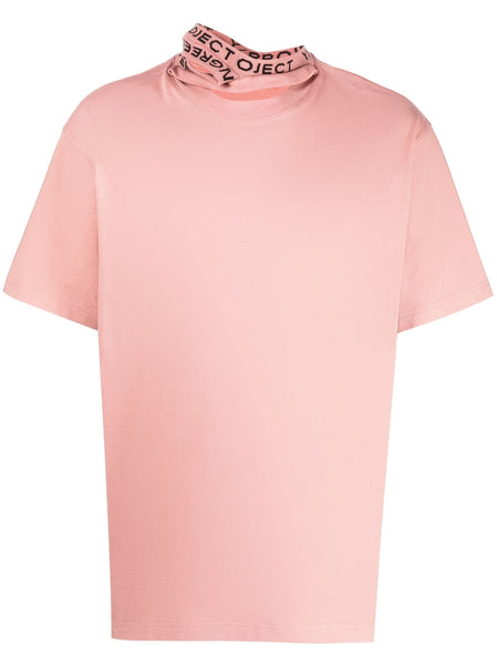 Logo-Tape Cut-Out T-Shirt