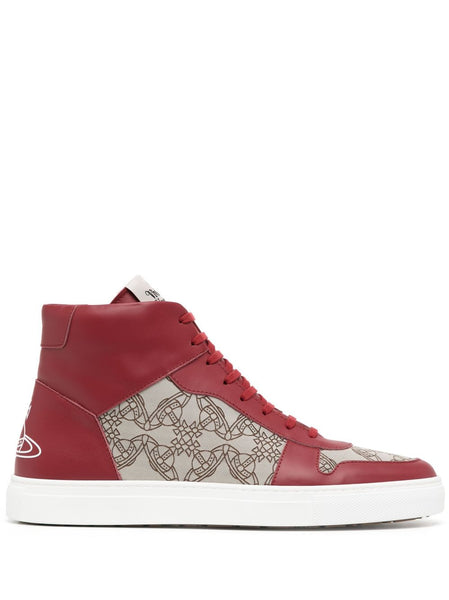 Orb Logo High-Top Sneakers