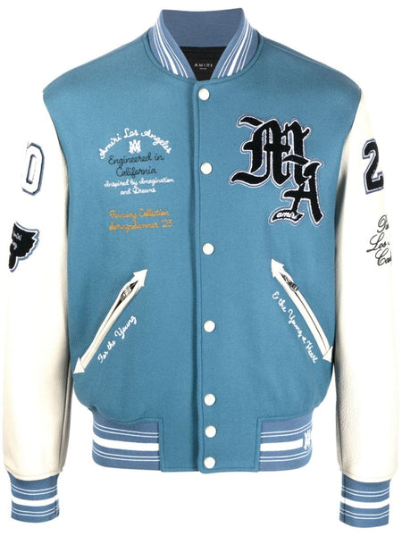 Patch-Detail Varsity Jacket