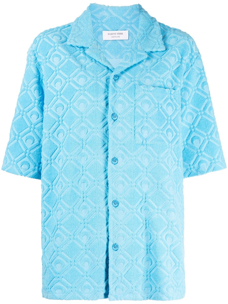 Embossed Logo-Print Shirt