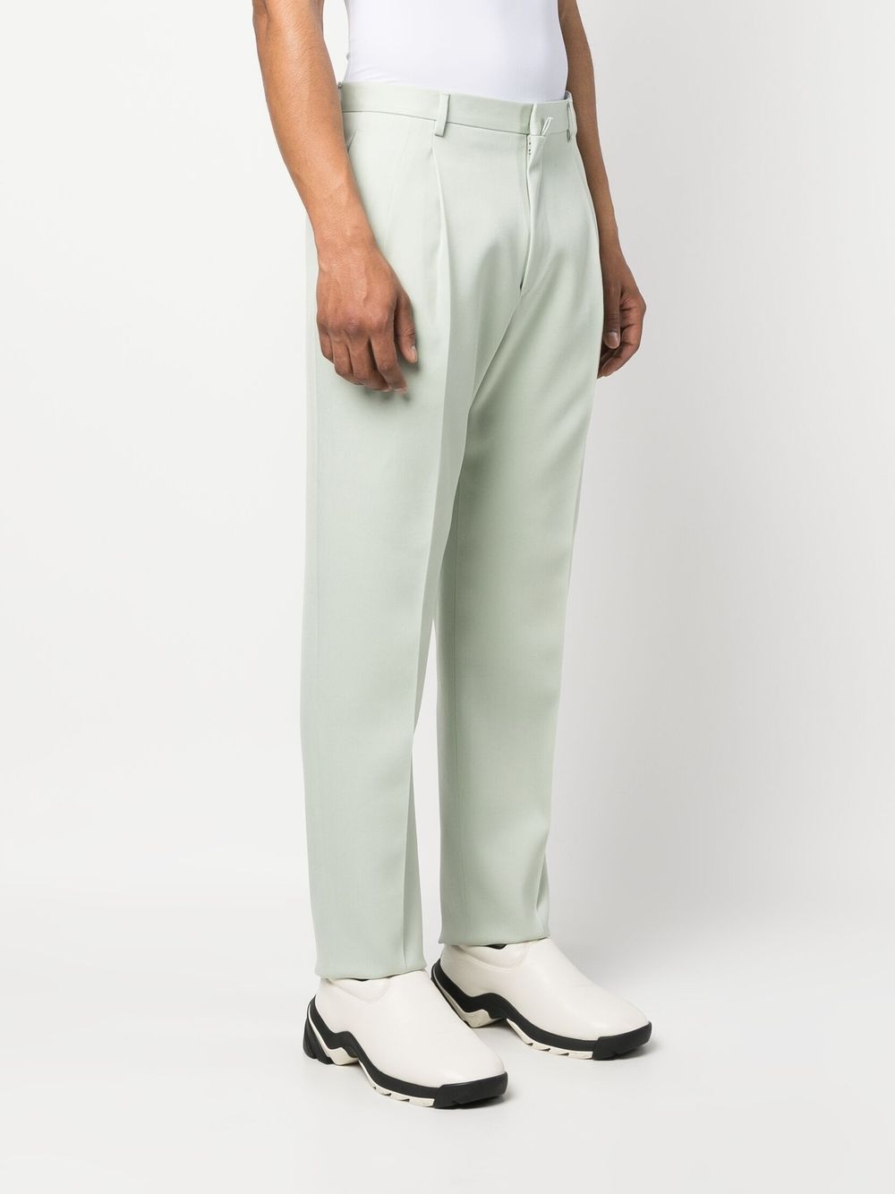 Pressed-Crease Tailored Trousers