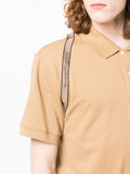 Strap-Detail Cotton Polo Shirt