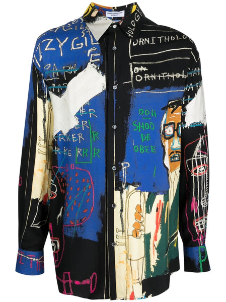 X Basquiat Graphic-Print Shirt