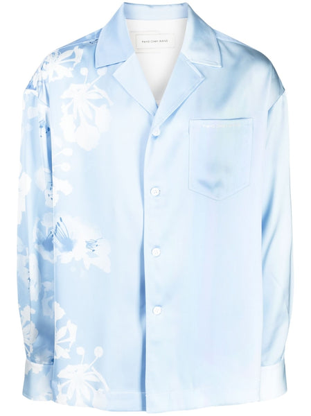 Floral-Print Long-Sleeve Shirt