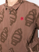 Logo-Print Zip-Up Jacket
