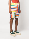 Stripe-Print Shorts