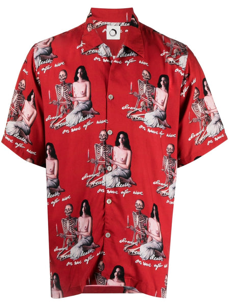 Graphic-Print Short-Sleeve Shirt