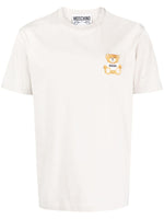 Teddy Bear-Motif Cotton T-Shirt