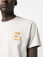 Teddy Bear-Motif Cotton T-Shirt